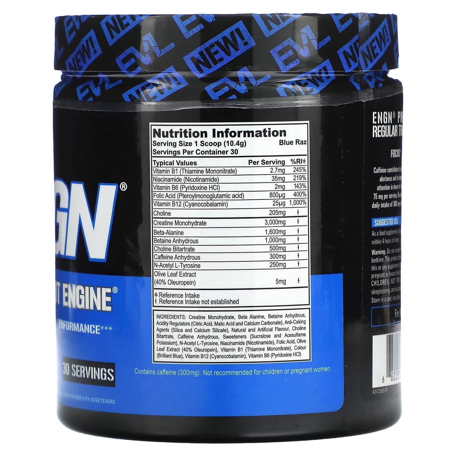 Pre entreno 312 g (11 oz)